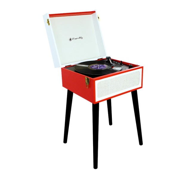 Вініловий програвач із вбудованими динаміками Musicality ENG _Enigma (Red) Вініловий програвач із вбудованими динаміками Musicality ENG _Enigma (Red)