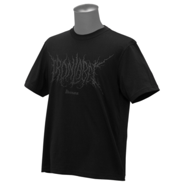 Футболка IBANEZ IBAT011L T-SHIRT IRON LABEL BLACK L SIZE