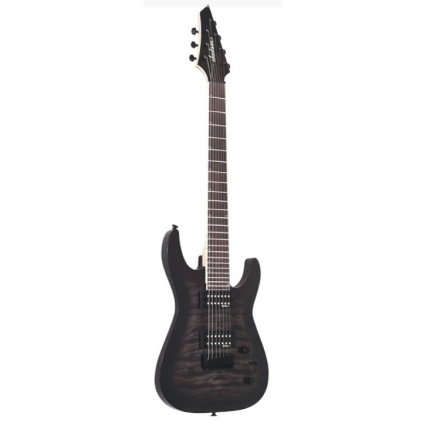 Електрогітара JACKSON JS22Q-7 DKA DINKY ARCH TOP HT TRANSPARENT BLACK BURST