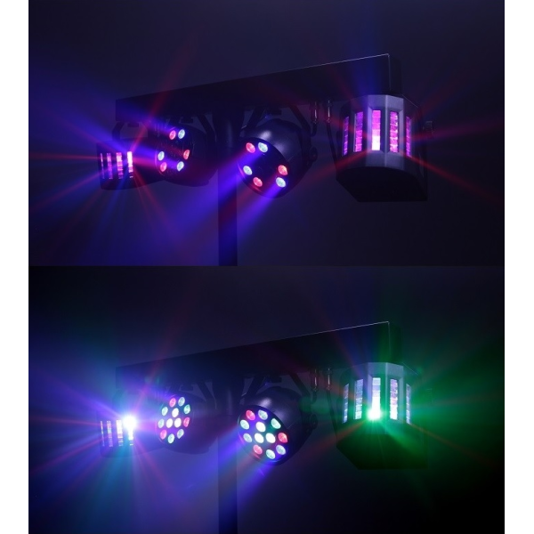 Комплект світлодіодного обладнання на стійці New Light PL-31C LED PAR + MINI LED DERBY LIGHT Комплект світлодіодного обладнання на стійці New Light PL-31C LED PAR + MINI LED DERBY LIGHT