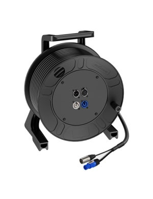 Кабельный барабан с DMX кабелем Roxtone CDPS010L25, 25 м