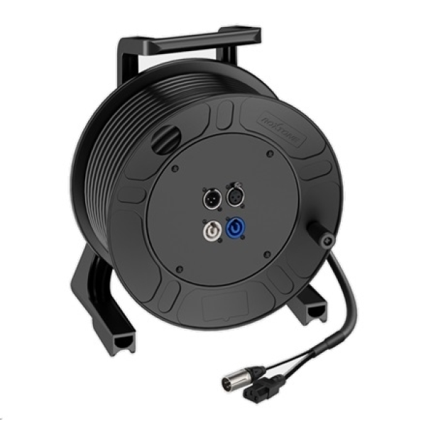 Кабельний барабан з акустичним і силовим кабелем ROXTONE CDPS010-IECL25, 25 м
