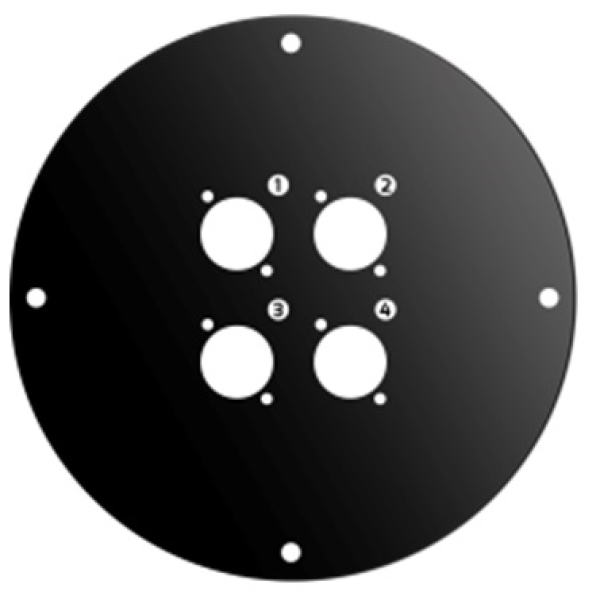 Панель для кабельного барабана Roxtone PANEL185-4 Панель для кабельного барабана Roxtone PANEL185-4