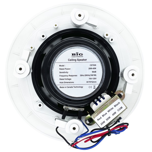 Стельовий гучномовець BIG CST505 + ВЧ твітер (2-смуговий) Стельовий гучномовець BIG CST505 + ВЧ твітер (2-смуговий)