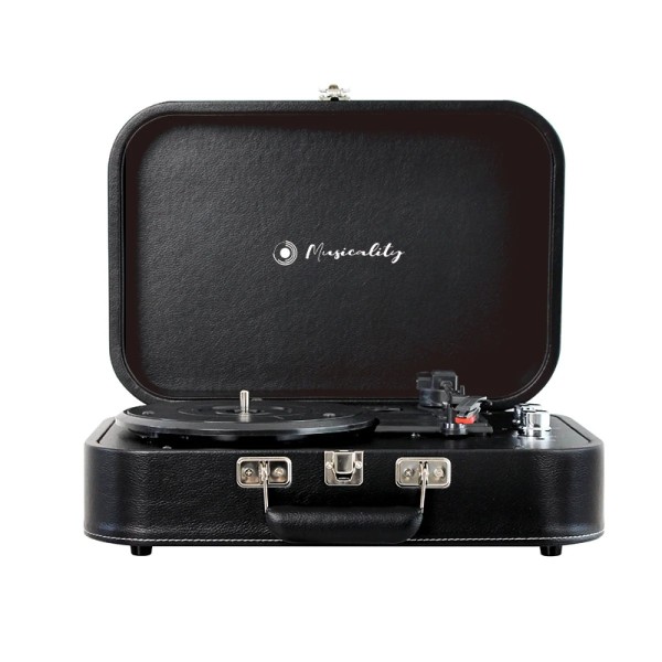 Вініловий програвач із вбудованими динаміками Musicality TRS _Turismo (Black) Вініловий програвач із вбудованими динаміками Musicality TRS _Turismo (Black)
