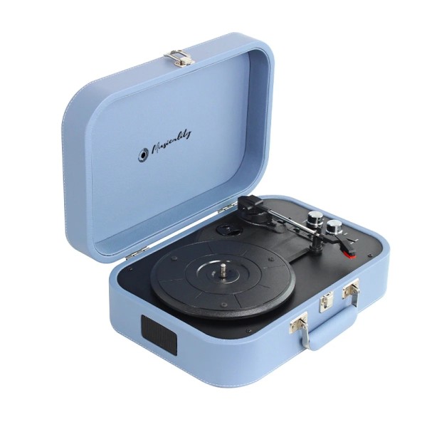 Вініловий програвач із вбудованими динаміками Musicality TRS _Turismo (Blue) Вініловий програвач із вбудованими динаміками Musicality TRS _Turismo (Blue)