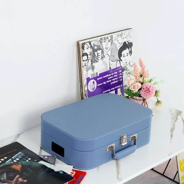 Вініловий програвач із вбудованими динаміками Musicality TRS _Turismo (Blue) Вініловий програвач із вбудованими динаміками Musicality TRS _Turismo (Blue)