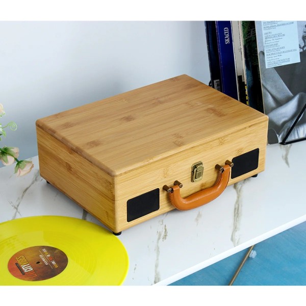 Вініловий програвач із вбудованими динаміками Musicality BPL _Bamboo Player