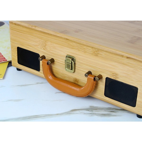 Вініловий програвач із вбудованими динаміками Musicality BPL _Bamboo Player