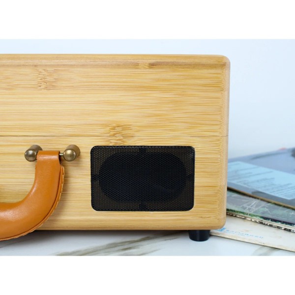Вініловий програвач із вбудованими динаміками Musicality BPL _Bamboo Player