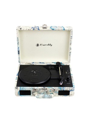 Вініловий програвач із вбудованими динаміками Musicality WLR _Walker (Map)