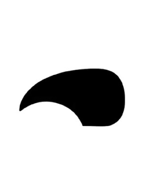 Накладка на противне гитары Alfabeto DRIB-BK