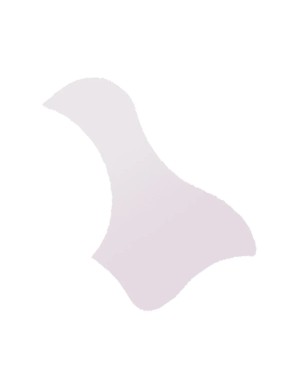 Накладка на противне гитары Alfabeto BIRD-CL