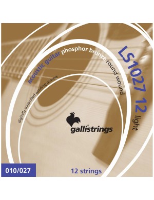 Струны для акустической гитары Gallistrings LS1027-12 LIGHT