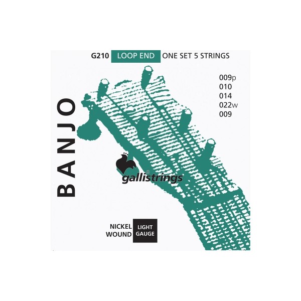 Струни для банджо Gallistrings G210
