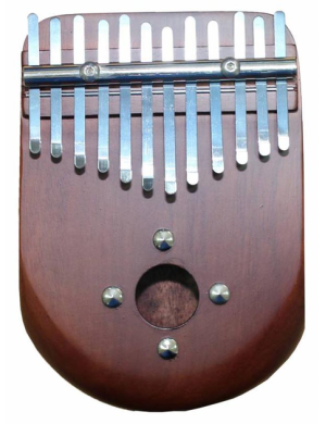 Калимбо PALM PERCUSSION KALIMBA CURVE SHAPE BROWN