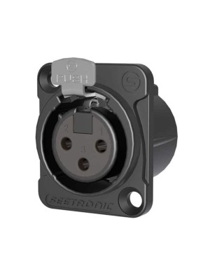 Роз`єм панельний XLR мама Seetronic MK3F2C-B