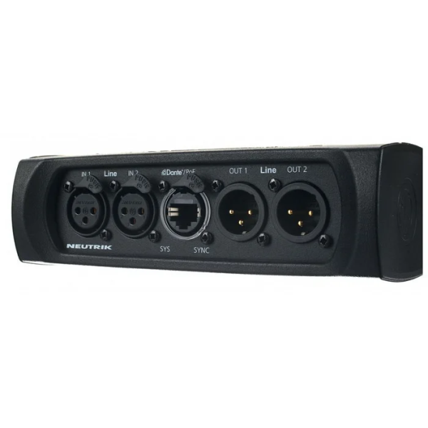 Аудіоінтерфейс Dante Neutrik NA-2I2O-DLINE