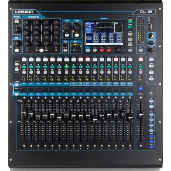 Цифровий мікшерний пульт ALLEN & HEATH QU-16 Цифровий мікшерний пульт ALLEN & HEATH QU-16