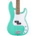 Бас-гітара SQUIER DEBUT PRECISION BASS Sea Foam Green, 4 струни, Split Single-Coil, тополя/клен