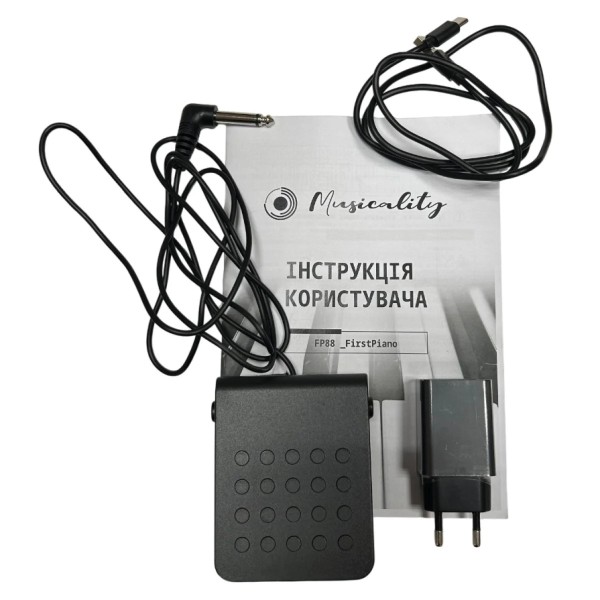 Цифрове піаніно (в комплекті з чохлом) Musicality FP88-BK _FirstPiano