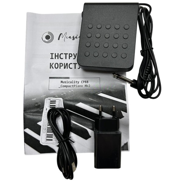 Складане цифрове піаніно (в комплекті з чохлом) Musicality CP88-BK _CompactPiano Mk2
