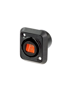 Оптический разъем Neutrik NO12FDW-A – opticalCON MTP, панельный, 12-канальный, IP65