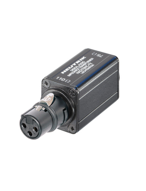 Адаптер Neutrik NADITBNC-FX – XLR female на BNC female, AES/EBU трансформатор, 110 Ом ↔ 75 Ом