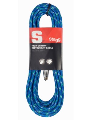 Инструментальный кабель Jack 6.3 мм моно папа - Jack 6.3 мм моно папа STAGG SGC3VT BL Инструментальный кабель Jack 6.3 мм моно папа - Jack 6.3 мм моно папа STAGG SGC3VT BL