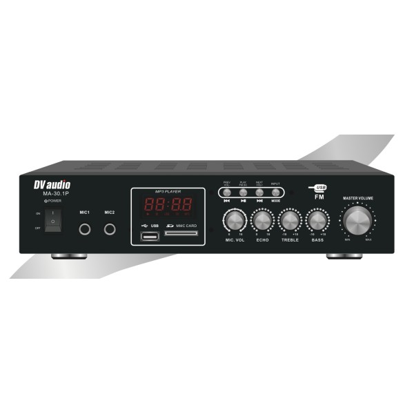 Трансляційний мікшер-підсилювач з USB DV audio MA-30.1P