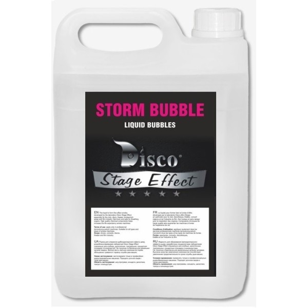 Рідина для бульбашок Disco Effect D-StB Storm Bubble, 5 л