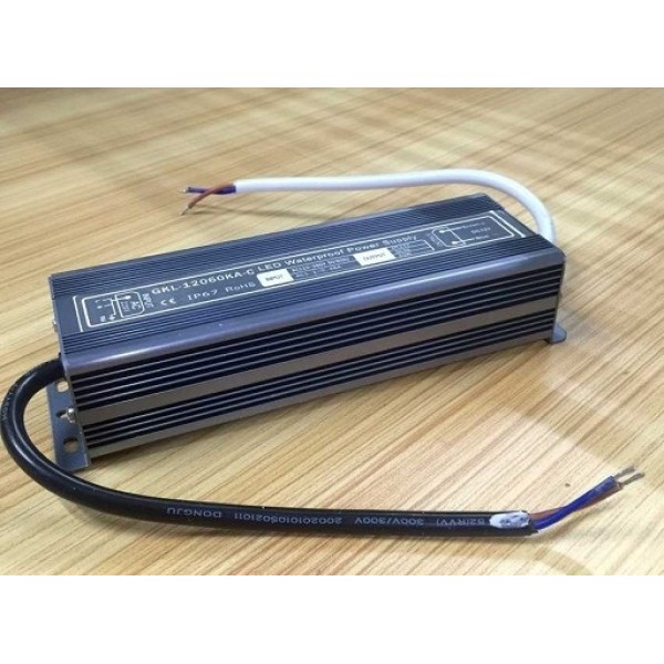 LED блок живлення New Light "водонепроникний" 12060KA-C, 60 Вт