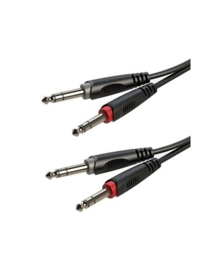 Готовий аудіокабель Roxtone RACC200L03, 2х2x0.14 кв. мм, вн. діаметр 4x8 мм, 0,3 м