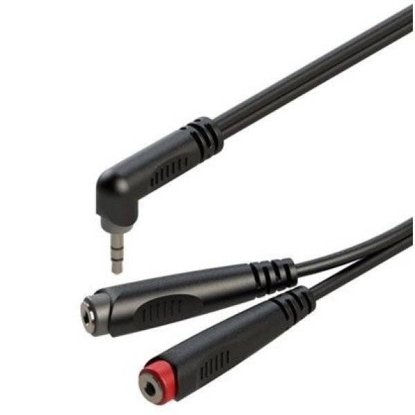 Готовий кабель Roxtone RAYC310AL02, 2х1x0.14 кв. мм, вн. діаметр 4x8 мм, 0,2 м