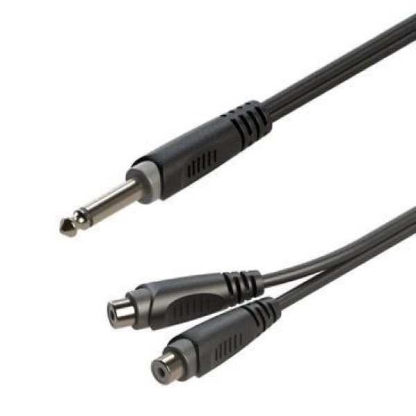 Готовий кабель Roxtone RAYC500L02, 2х1x0.14 кв. мм, вн. діаметр 4x8 мм, 0,2 м