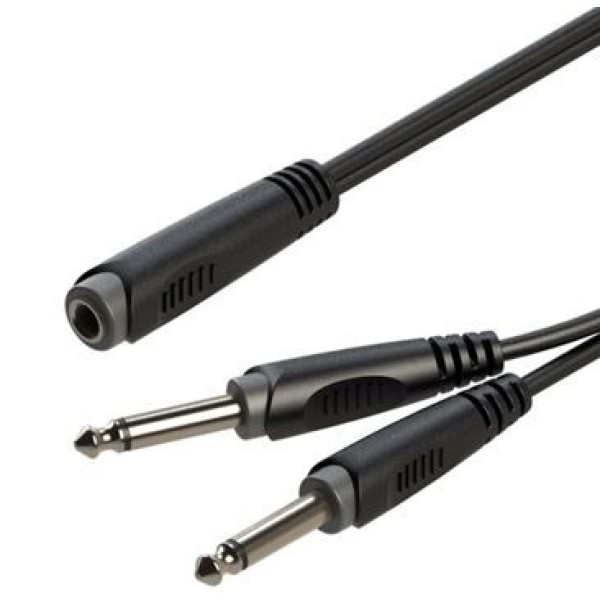 Готовий кабель Roxtone RAYC510L02, 2х1x0.14 кв. мм, вн. діаметр 4x8 мм, 0,2 м