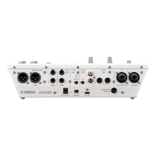 Аудіоінтерфейс YAMAHA AG08 White