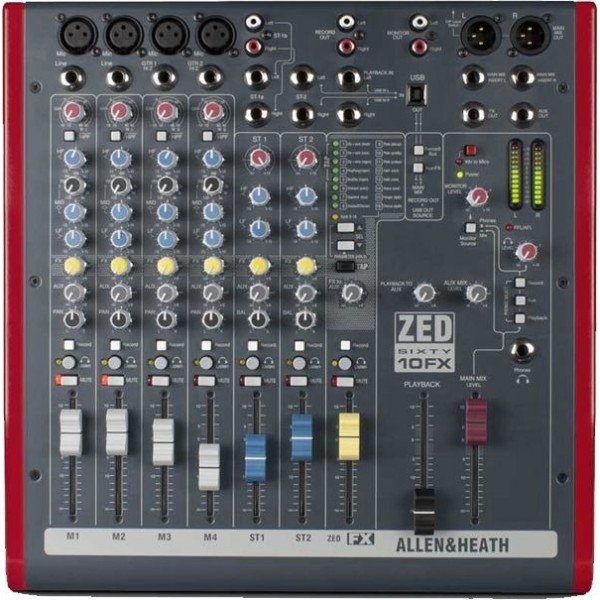 Мікшерний пульт Allen Heath ZED60-10FX
