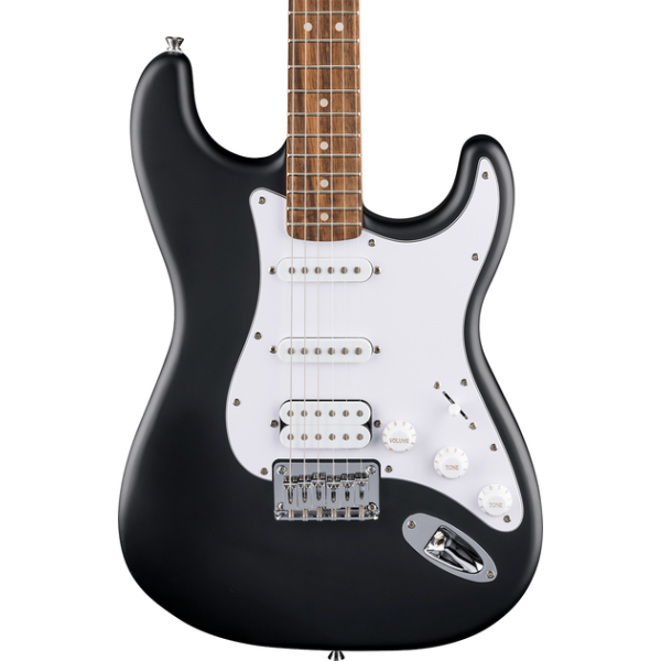 Електрогітара SQUIER DEBUT STRATOCASTER HT HSS Black, 6 струн, HSS, тополя/клен Електрогітара SQUIER DEBUT STRATOCASTER HT HSS Black, 6 струн, HSS, тополя/клен