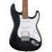 Електрогітара SQUIER DEBUT STRATOCASTER HT HSS Black, 6 струн, HSS, тополя/клен