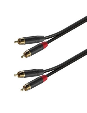 Готовий сполучний аудіокабель Roxtone GPTC160L1, 2x2x0.22 кв.мм, діаметр 5x10 мм, 1 м