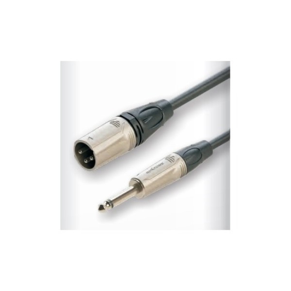 Готовий мікрофонний кабель Roxtone DMXJ250L3, 2x0.22 кв.мм, вн.діаметр 6 мм, 3 м