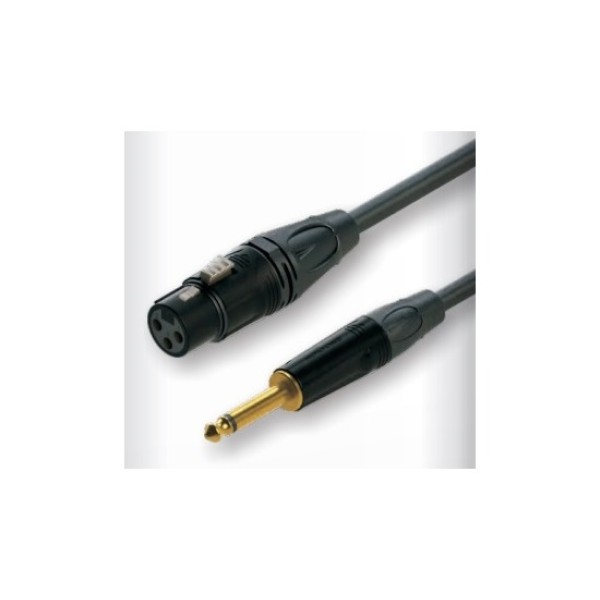 Готовий мікрофонний кабель Roxtone GMXJ210L3, 2x0.30 кв.мм, вн.діаметр 6.5 мм, 3 м