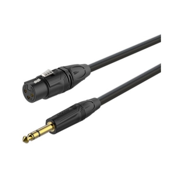 Готовий мікрофонний кабель Roxtone GMXJ220L3, 2x0.30 кв.мм, вн.діаметр 6.5 мм, 3 м