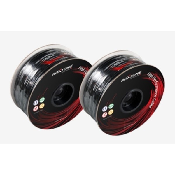 Кабель акустичний Roxtone SC020F, 2х4.0 кв. мм, вн. діаметр 11.0 мм, 100 м Кабель акустичний Roxtone SC020F, 2х4.0 кв. мм, вн. діаметр 11.0 мм, 100 м