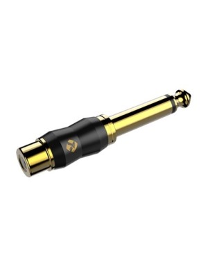 Перехідник Roxtone RA2JPF 6.3mm jack mono male (тато) - RCA female (мама)