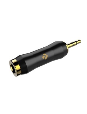 Перехідник Roxtone RA3MJ3JF 3.5mm jack stereo male (тато) - 6.3mm female (мама)