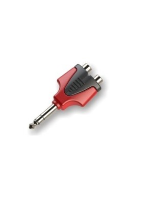 Перехідник Roxtone RPAN330 6.3mm jack stereo male (тато) - 2xRCA female (мама)