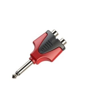 Перехідник Roxtone RPAN335 6.3 mm jack mono male (тато) - 2xRCA female (мама)