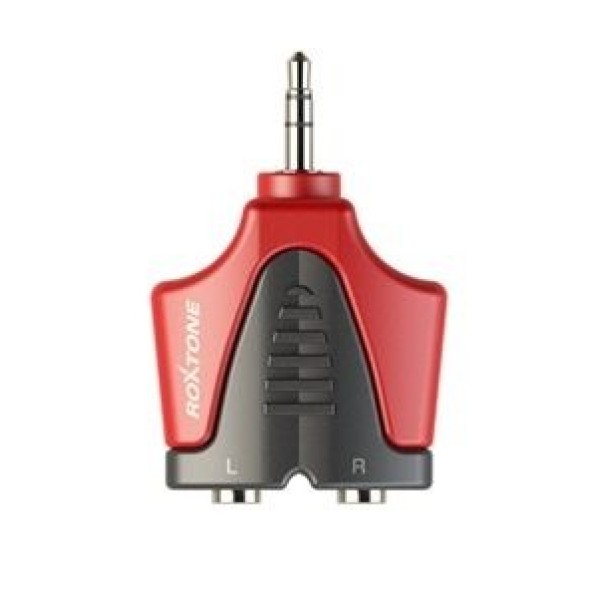 Перехідник Roxtone RPAN365 3.5mm jack stereo male (тато) - 2x3.5mm jack mono female (мама)